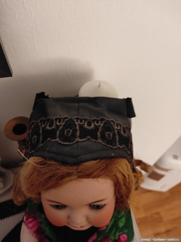 Антикварная кукла Cuno Otto Dressel в свадебном традиционном наряде (фото 6)