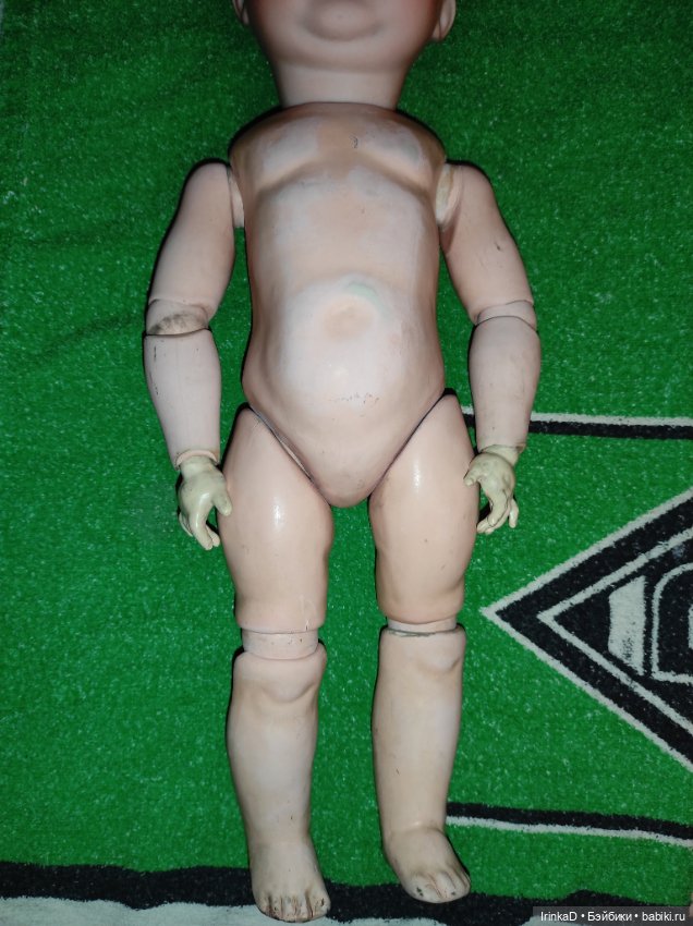 Антикварная кукла Cuno Otto Dressel в свадебном традиционном наряде (фото 8)