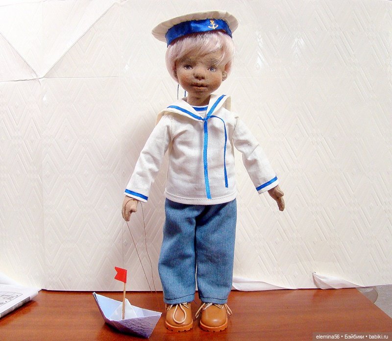 Текстильная кукла Андрейка