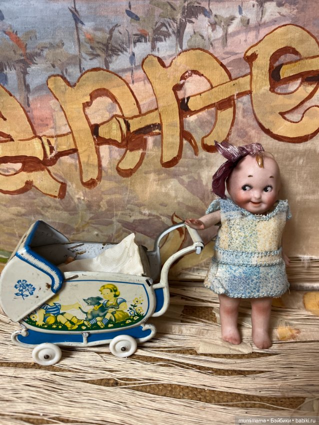 Очаровательная Googly 510 в оригинальной коробочке с колясочкой рост 12 см (фото 6)