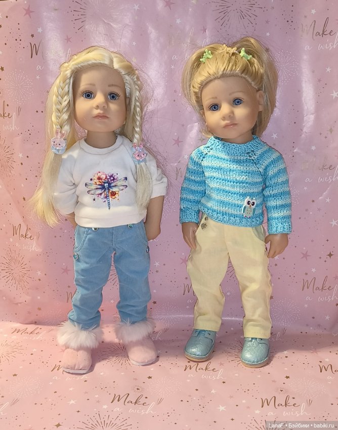 Одежда брюки джинсы джемпер готц Литтл Кидс 36 см