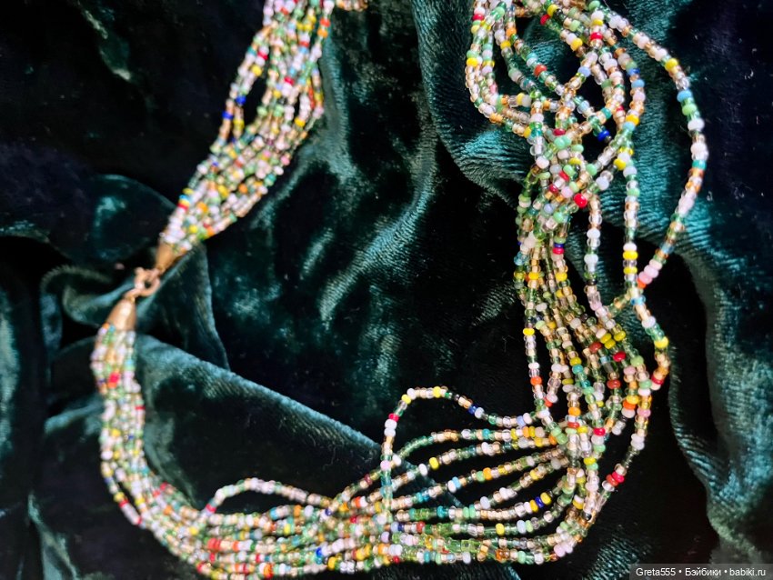 Старинные чешские бусы , для создания образа несравненной Солохи…