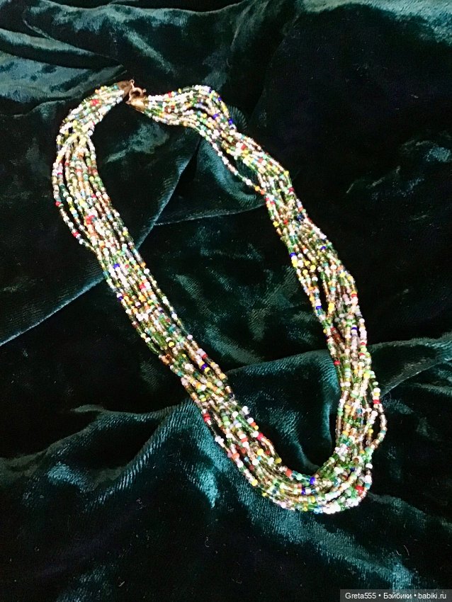 Старинные чешские бусы , для создания образа несравненной Солохи… (фото 7)