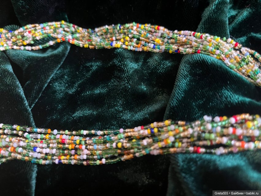 Старинные чешские бусы , для создания образа несравненной Солохи… (фото 10)