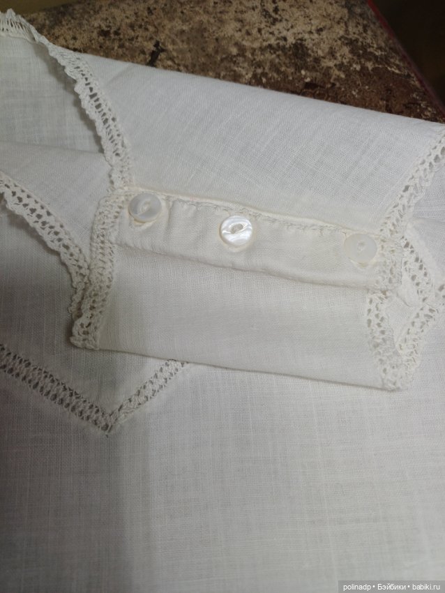 Сорочка антикварная — Другое для антикварных кукол (фото 4)