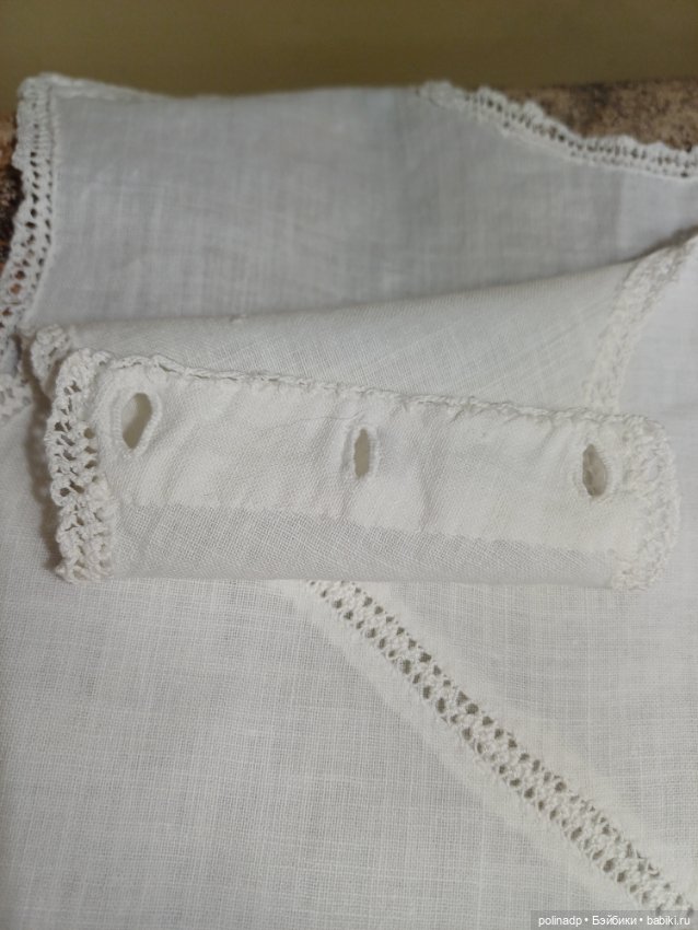 Сорочка антикварная — Другое для антикварных кукол (фото 5)