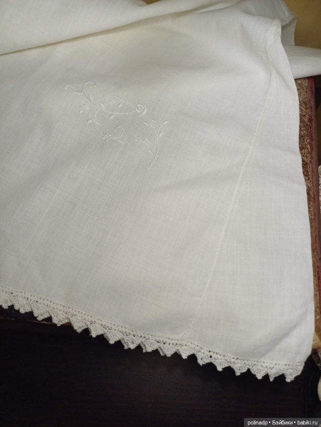 Сорочка антикварная — Другое для антикварных кукол (фото 7)