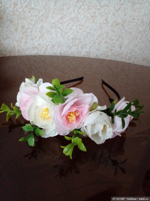 Веночек-ободок для кукол — Украшения и очки для кукол