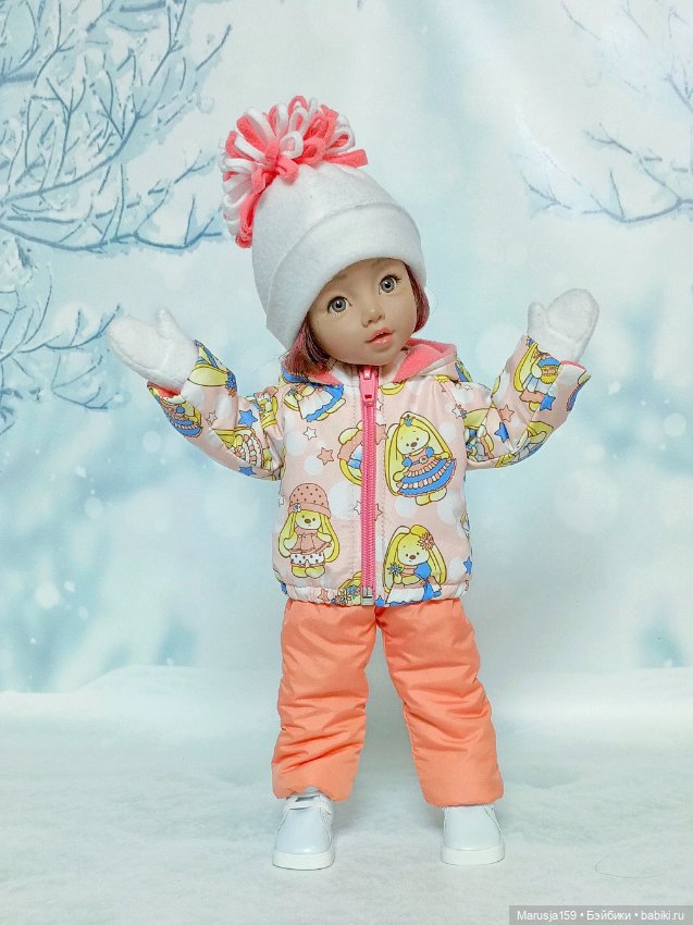 Костюм зимний для Готц 36 см (фото 4)
