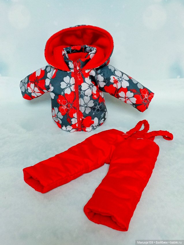 Костюм зимний для Готц 36 см (фото 7)