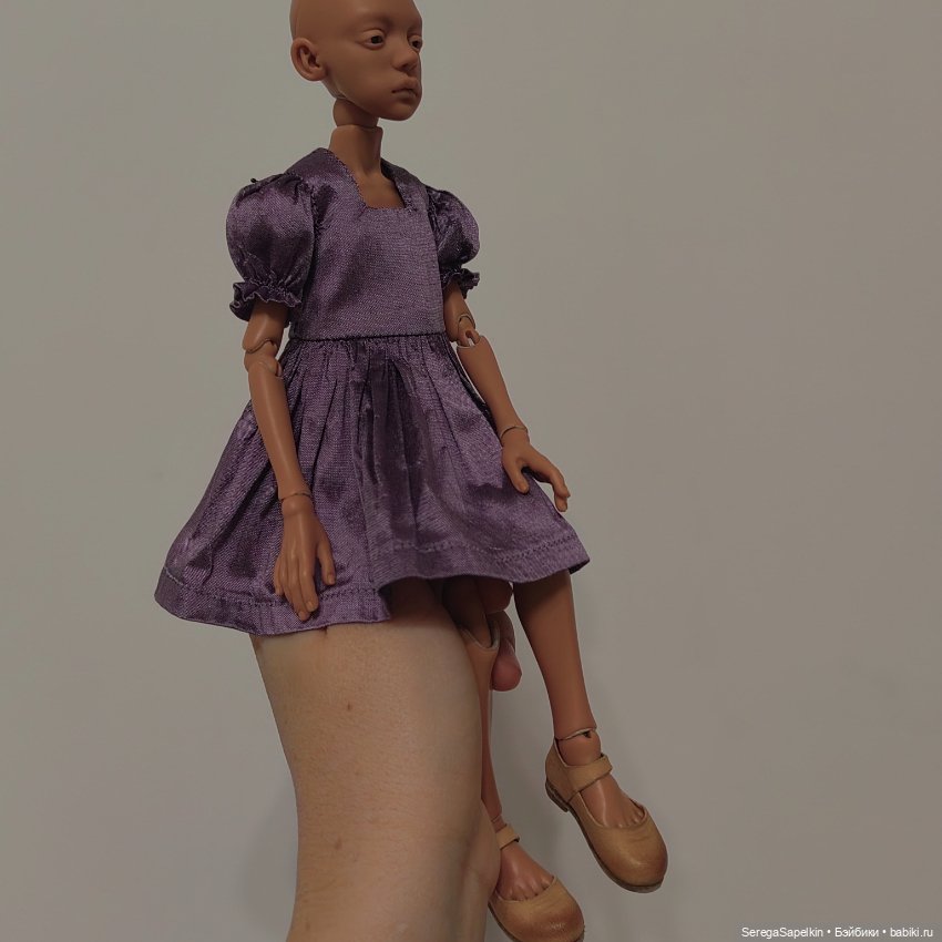 Шелковое платье — Одежда для кукол (фото 4)