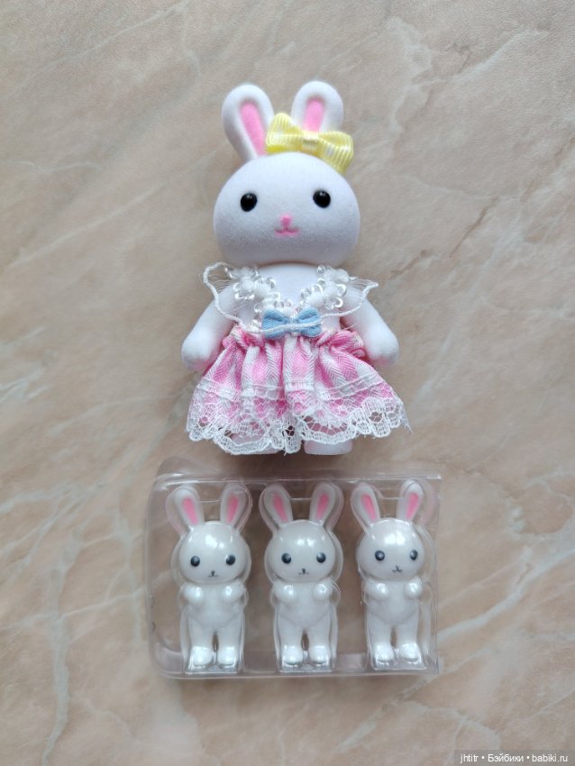 Зайчиха с детьми аналог Sylvanian families