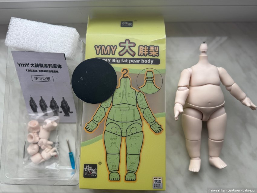 500₽. Шарнирное тело YMY для куколок размером 1/6 (фото 8)