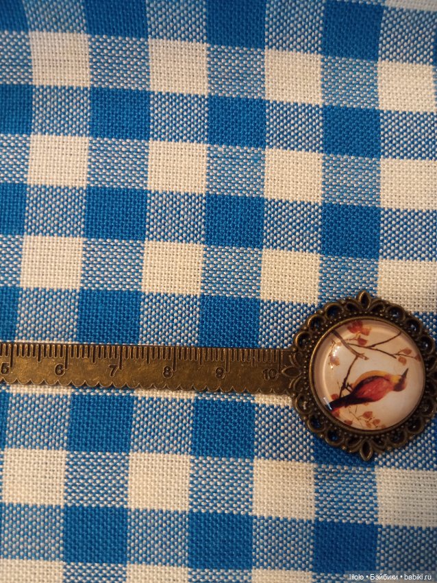 Отрез шотландки для кукольного рукоделия