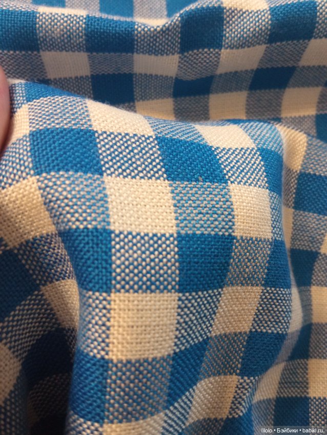 Отрез шотландки для кукольного рукоделия (фото 2)