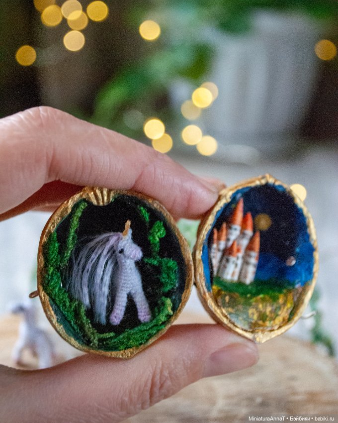 "Последний Единорог" - миниатюра в ореховом домике (фото 7)