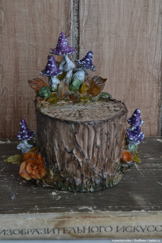 Пуфик, пенёк, оттоманка, стул мухомор (фото 4)