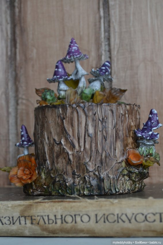 Пуфик, пенёк, оттоманка, стул мухомор (фото 2)