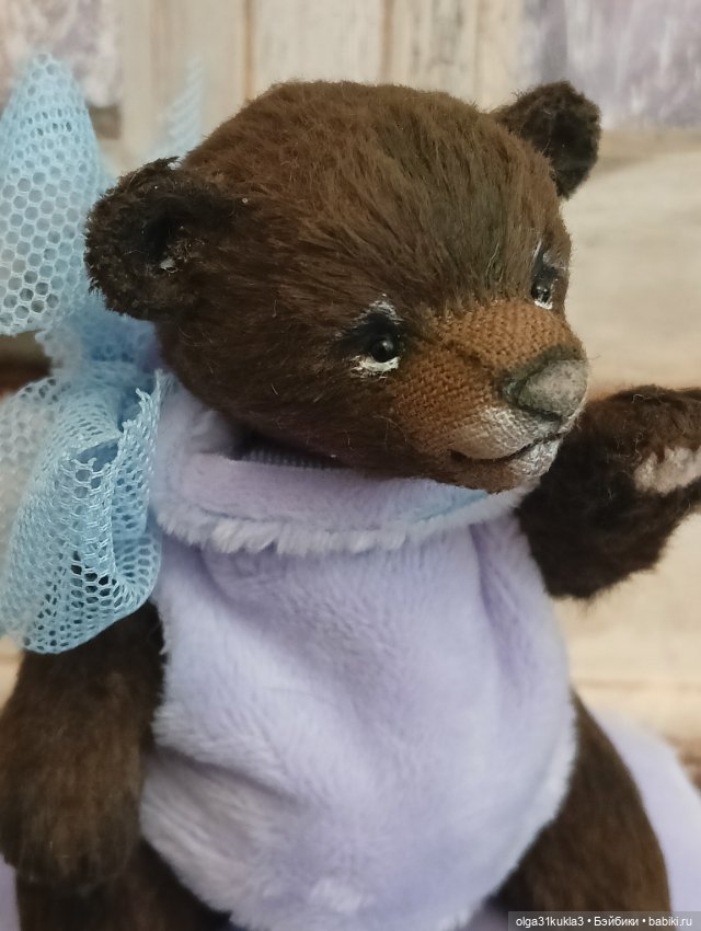 Мишка на подушке — Авторские игрушки