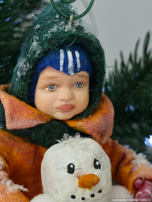 Ватная игрушка Илюшка — Авторские игрушки (фото 6)