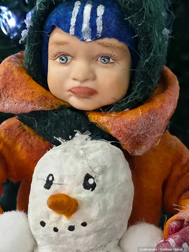 Ватная игрушка Илюшка — Авторские игрушки (фото 2)