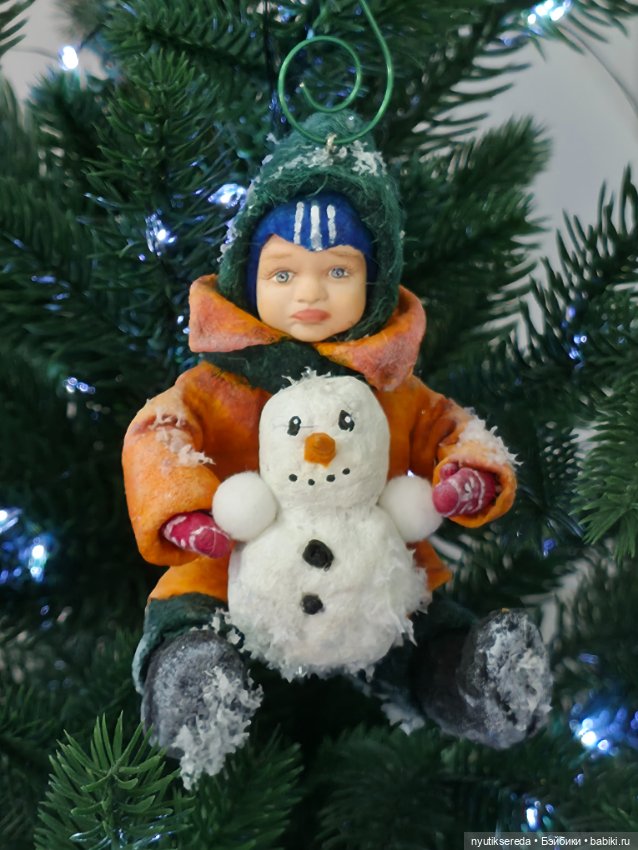 Ватная игрушка Илюшка — Авторские игрушки (фото 4)
