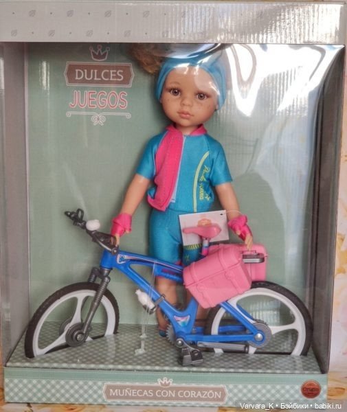 Paola Reina кукла Даша велосипедистка , 32 см (фото 2)