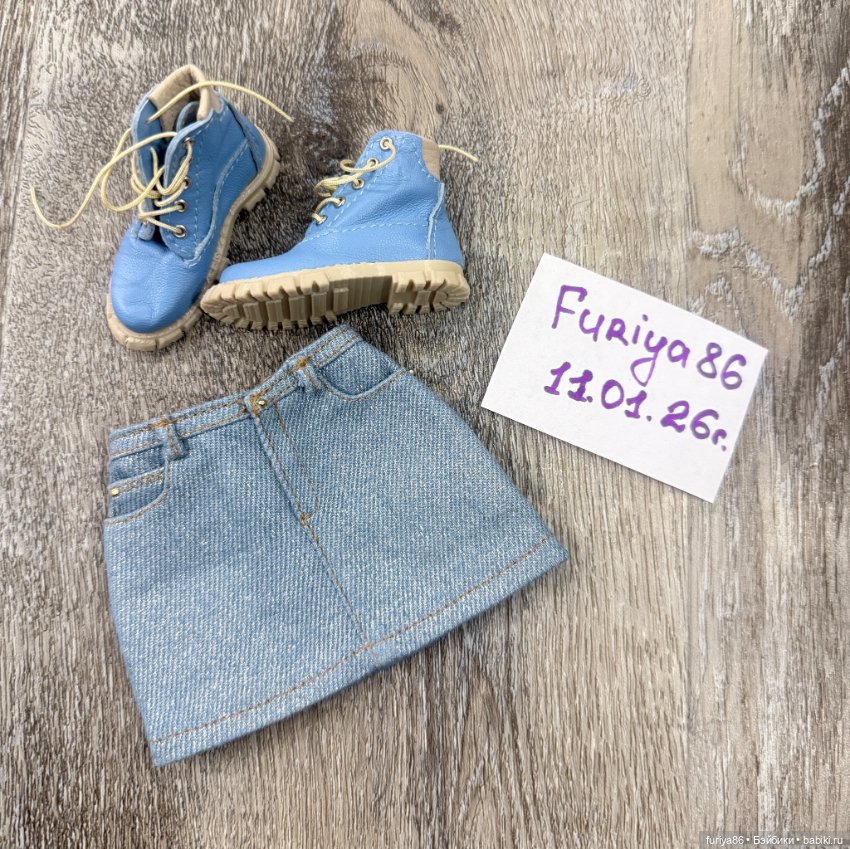 Одежда и обувь для bjd Pasha mini (+парик) (фото 6)