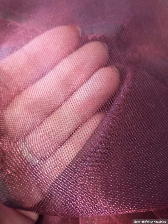 Органза сетка для кукольного рукоделия (фото 2)