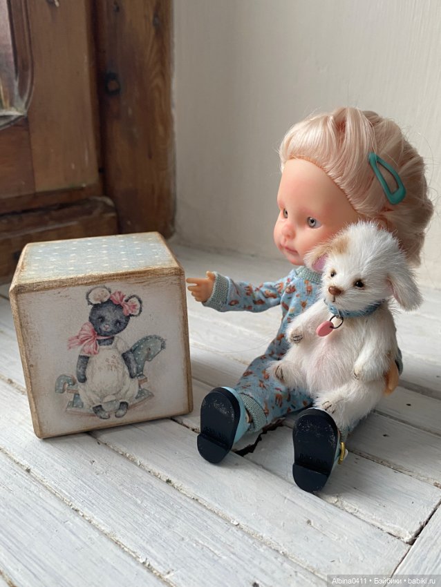 Кубики винтажные — Авторские игрушки (фото 5)