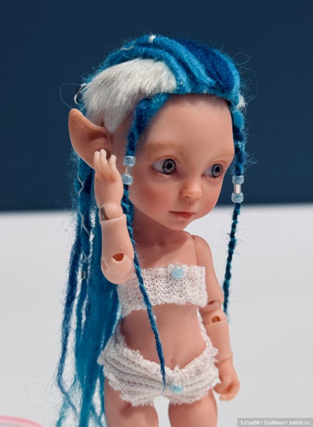 Печатная куколка bjd Дмитрия Полетаева Бусинка