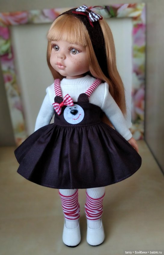 Комплект на куклу Паола Рейна 🤎🤍✨