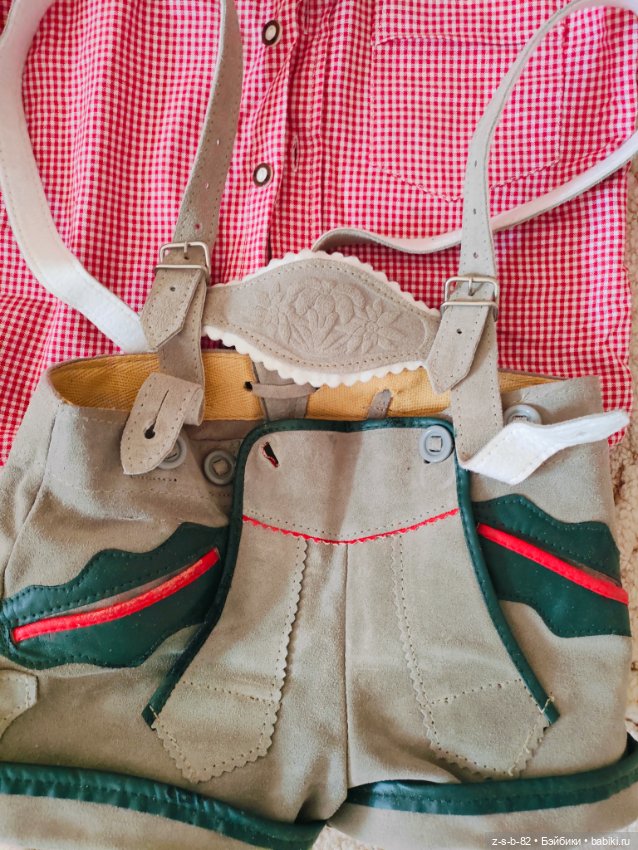 Настоящий баварский костюм для больших кукол (фото 4)