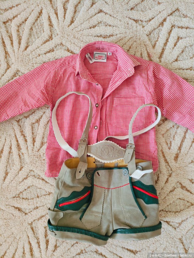 Настоящий баварский костюм для больших кукол (фото 5)