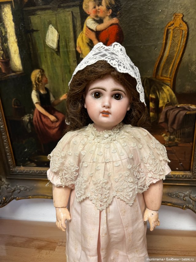 Французская антикварная кукла Jumeau 6 рост 46 см (фото 4)