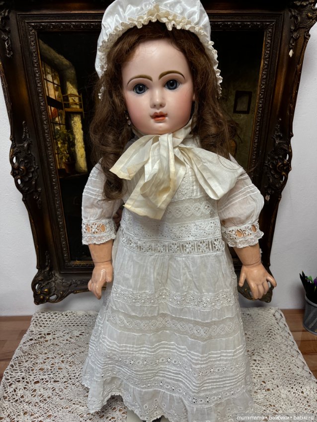 Большая антикварная француженка Jumeau 13 Рост 74 см