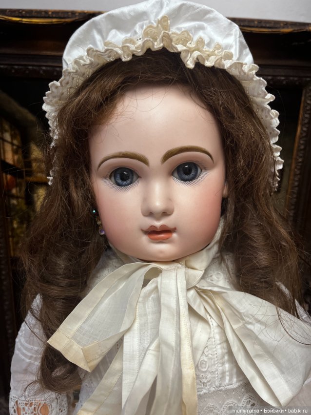 Большая антикварная француженка Jumeau 13 Рост 74 см (фото 6)