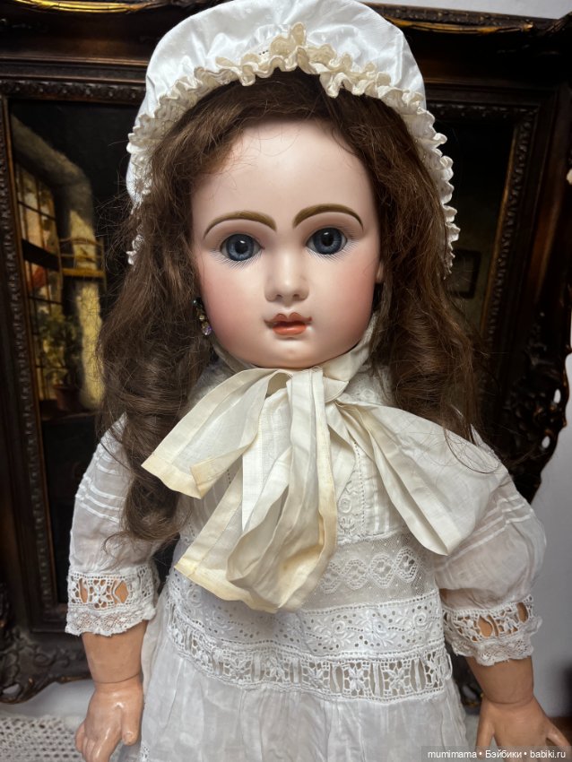 Большая антикварная француженка Jumeau 13 Рост 74 см (фото 2)