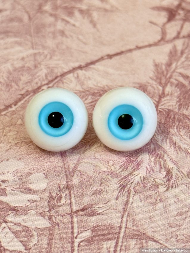 Продам стеклянные глаза 1.7см