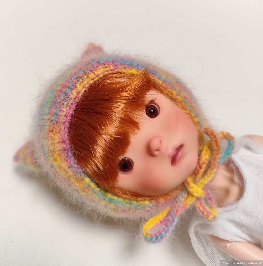 Шапочка Кошка для кукол Ландуду Landoudou