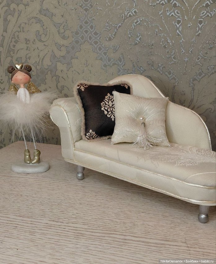 Мебель софа для кукол Барби, Блайз до 30см 1:6 (фото 3)