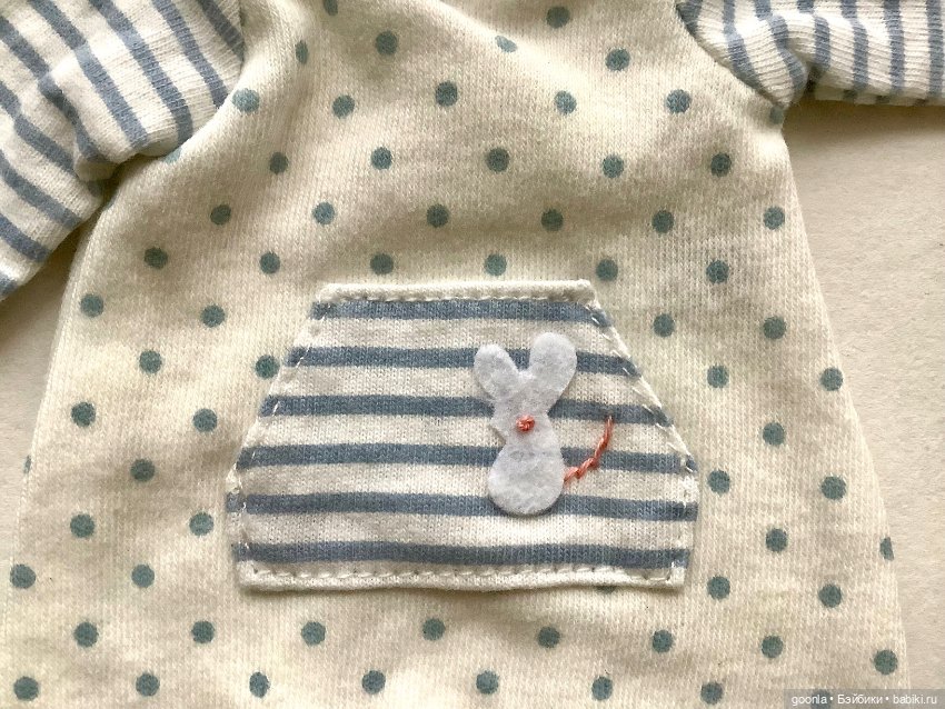 Пижамный аутфит на бжд, тини, YoSD (фото 5)