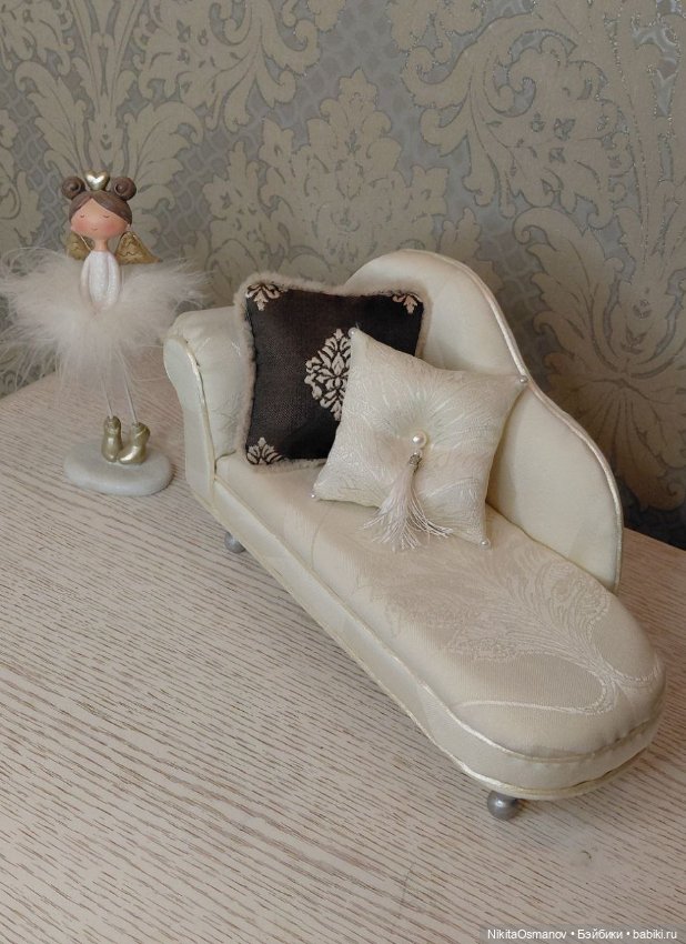 Мебель софа для кукол Барби, Блайз до 30см 1:6 (фото 2)