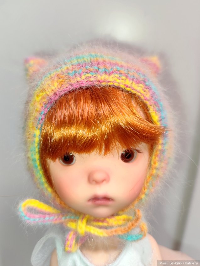 Шапочка Кошка для кукол Ландуду Landoudou (фото 3)