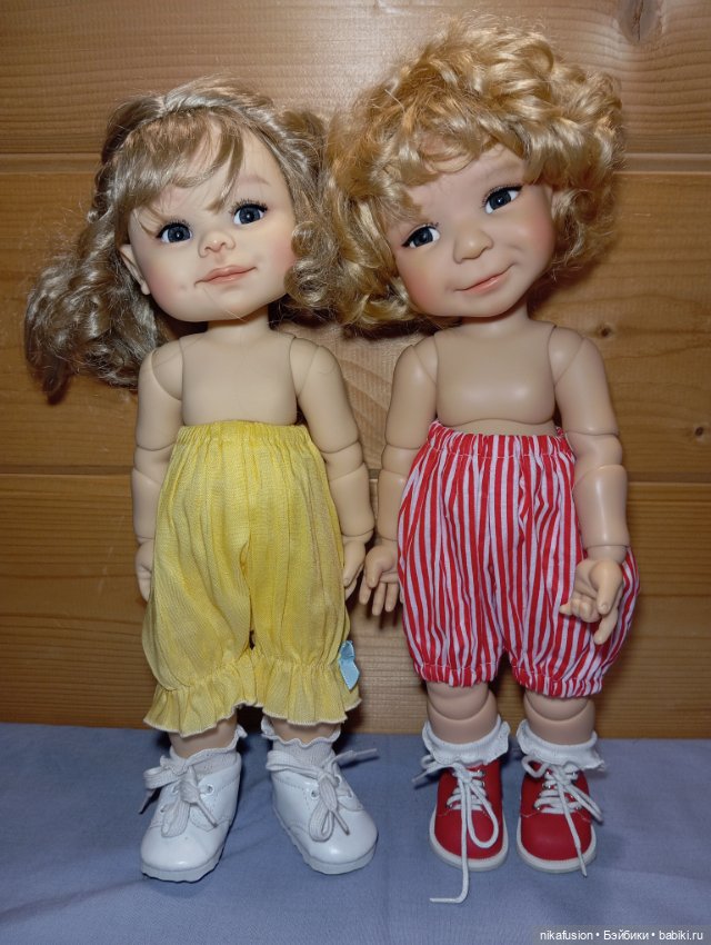 Платье и панталончики на куклу Meadow dolls, Got Little Kids, Вихтель, Бебифейс (фото 4)