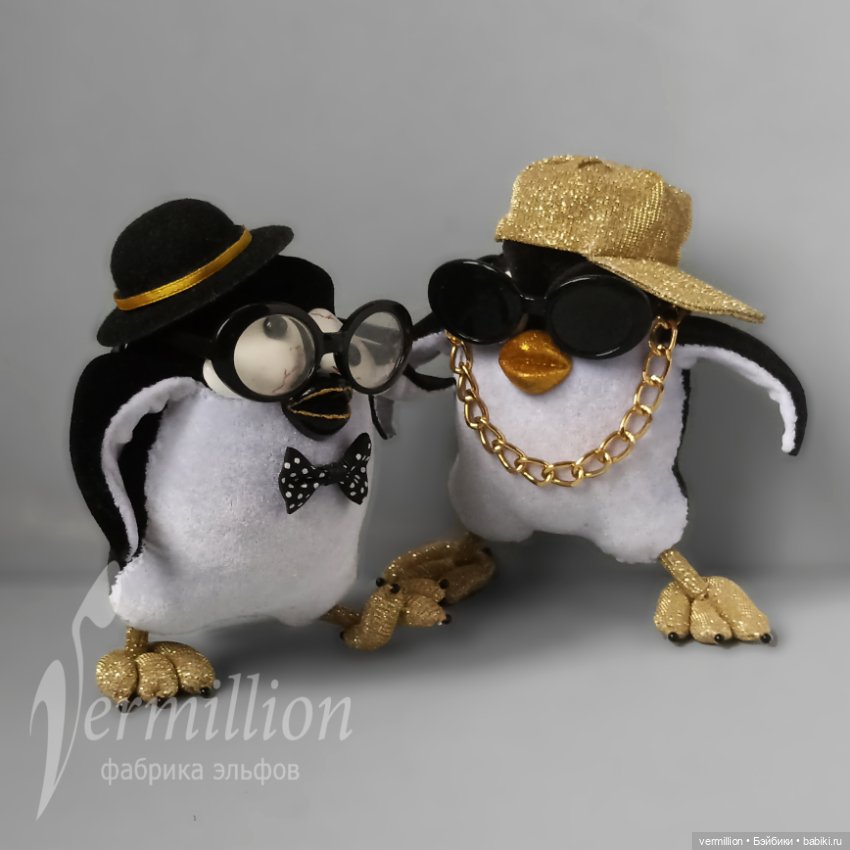 Пингвины, текстильные игрушки (фото 2)