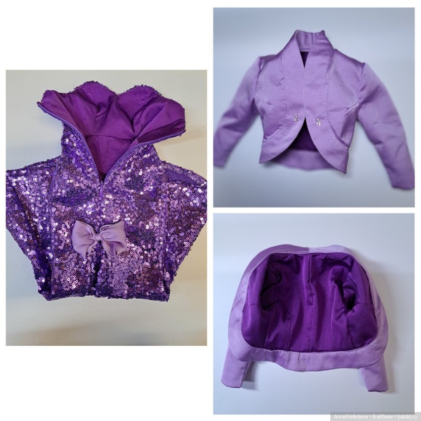 Вечернее платье с пайетками и шелковое болеро (фото 7)