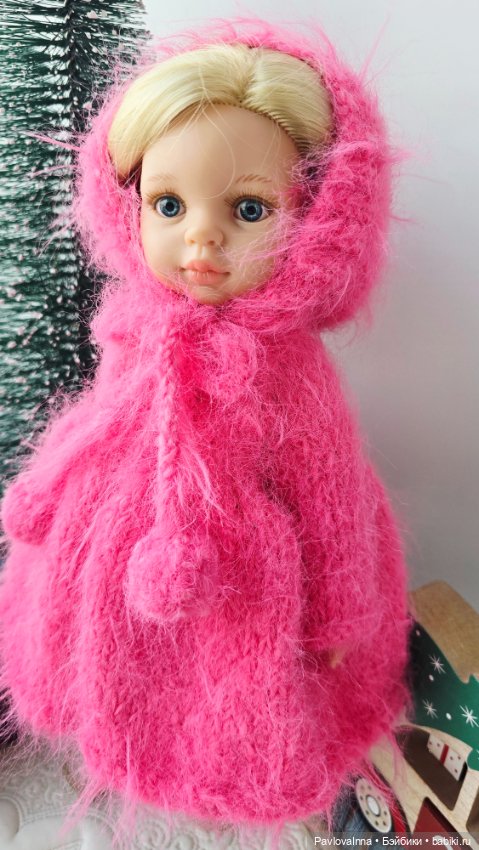 Пушистая шубка для паолочек из мериноса (фото 3)