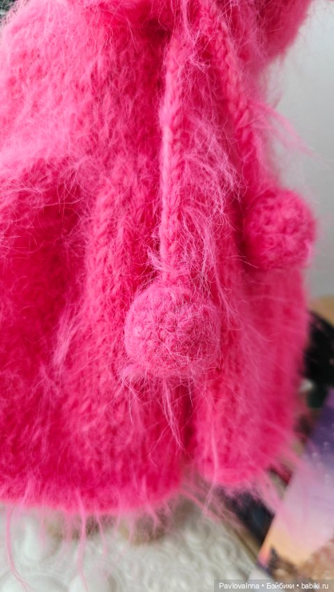 Пушистая шубка для паолочек из мериноса (фото 6)
