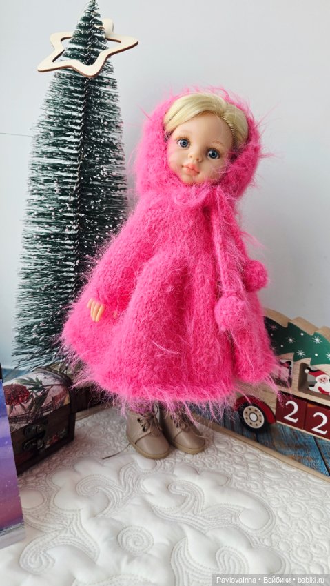 Пушистая шубка для паолочек из мериноса (фото 4)